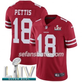 San Francisco 49ers Tröjor Dante Pettis 18 Nike Röd 2020 Super Bowl LIV - Herr